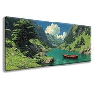 Diamond Painting Bateau Diamond Painting Adulte Grand Format 100x300 cm, Peinture Diamant Paysage Broderie Diamant DIY Loisirs Créatifs Adultes Toile Peinture Kit pour Decoration Maison -zzg250851