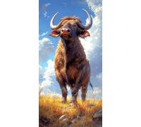 Diamond Painting BéTail Kit Diamond Painting Adulte Animal Peinture Diamant Activité Manuelle Adulte Broderie Diamant 5D DIY Full Drill Rond Artisanat Kits pour Murale Décoration 40x80cm 7-7A8535