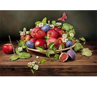 Diamond painting,broderie diamant kit complet,canevas kit complet stitch,loisirs créatifs adultes peinture diamant,Debutant Cristal Image Artisanat Maison Décor Fruit Round Drill 30x40cm