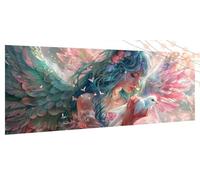 Diamond Painting Cascade, Diamond Painting Adulte Grand Format 45x100cm, 5D DIY Diamond Art Strass Point de Croix Kits complet, Enfants Débutants Activité Manuelle, Décoration Murale Arc-En-Ciel T835