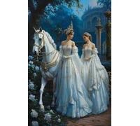 Diamond Painting Cendrillon du château | DIY 5D Broderie Diamond Peinture Kits/Peinture Diamant Strass Complet - Kit DIY Diamant Painting pour Adultes Artisanat Décor Murale À La Maison 25x30cm