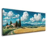Diamond Painting Champ de Blé Diamond Painting Adulte Grand Format 100x300 cm, Peinture Diamant Nuages Broderie Diamant DIY Loisirs Créatifs Adultes Toile Peinture Kit, Decoration Maison -zzg2508Z9