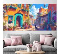 Diamond Painting Chat Diamond Painting Adulte 30x60cm,2026 Nouveau DIY Peinture Diamant Rome 5D Full Drill Rhinestone Canvas Broderie Cross Stitch Crystal Art Kit pour Décoration Murale Cadeau O-263G