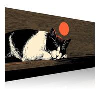Diamond Painting Chat Peinture Diamant Kit Complet Adulte Enfant Débutant, DIY 5D Japon Broderie Diamant Grand Format 50x100cm Full Strass Art Mural Deco, Loisirs Créatifs Détente Cadeau Femme 2Z-70