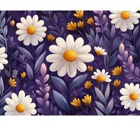 Diamond Painting ChrysanthèMe Diamond Painting Adulte, Peinture Diamant Fleurs Tableau Strass Diamant Loisirs Créatifs Crystal Art Broderie Point de Croix pour Decoration Murale 40x30CM -lsy2501066