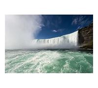 Diamond Painting Chutes du Canada, Peinture Diamant Kit Complet 5D DIY Broderie Diamant Cristal Strass Point de Croix Mosaïques Toile Artisanat, Salon Chambre Décoration Murale Square Drill 30x40cm