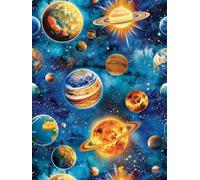 Diamond Painting Ciel étoilé Diamond Painting Adulte Planète Broderie Diamant 90x120cm, Bricolage Peinture Diamant Activité Manuelle Canevas Point de Croix Cristal Paintings pour Decor Murale 6X-57