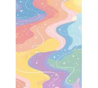 Diamond Painting Coloré DIY Peinture Diamant Adulte,5D Diamond Art Kit Enfants Complet Strass Cristal Point Croix Broderie Peinture canevas pour Cadeau Femme, Murale Décoration 40x50cm Abstrait Z1-270