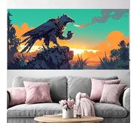 Diamond Painting Coucher De Soleil Diamond Painting Adulte Grand Format 50x150cm,2026 Nouveau DIY Peinture Diamant Aigle 5D Full Drill Rhinestone Canvas Broderie Cross Stitch Crystal Art Kit O-501G