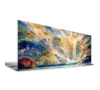 Diamond Painting Coucher De Soleil Peinture Diamant Adulte Grand Format 200 x 90 cm, 5D Diamond Painting Fantaisie Broderie Diamant DIY Point de Croix Loisirs Créatifs, Murale Décoration Maison S659