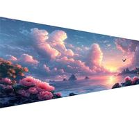 Diamond Painting Coucher Soleil Diamond Painting Adulte Oiseau Volant Kit Broderie Enfant Loisirs CréAtifs Adultes Kit,5D Point Croix Paintings,MosaïQue Maison DéCoration,Cadeau Femme 70x140cm Q1-896