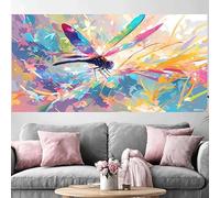 Diamond Painting Couleur Diamond Painting Adulte Grand Format 100x300cm,2026 Nouveau DIY Peinture Diamant Libellule 5D Full Drill Rhinestone Canvas Broderie Cross Stitch Crystal Art Kit Décor O-513G