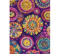 Diamond Painting Couleur Diamond Painting Adulte Grand Format 90x120cm Mandala Broderie Diamant kit Complet, DIY 5D Peinture Diamant Enfant Strass Point de Croix Toile Artisanat, Cadeau Femme G-1078