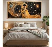 Diamond Painting Couples,Canevas Kit Complet Adulte Kit,DIY Diamond Painting Ciel Étoilé Broderie Diamant,5D Diamant Point de Croix Débutants Artisanat Kit,Décor Murale Idée Cadeau,50x100cm Mq-718