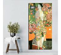 Diamond Painting Danseuse Par Gustav Klimt Broderie Diamant Painting Kit Complet Grand Format 5D Peinture Diamant Numero Adulte Enfant Strass Coller Perle Tableau Diamant Art Craft Home Decor 50x150cm