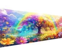 Diamond Painting Dessin Animé Diamond Painting Adulte Ciel Coloré Diamant Paintings Adulte Débutant,5D Peinturture Diamant,Ronde Peinture Diamants,Décoration Murale Maison Cadeau Femme 50x100cm YZ-195