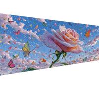 Diamond Painting Dessin Animé Diamond Painting Adulte Fleur Diamant Paintings Adulte Débutant,5D Peinture Diamant,Ronde Peinture Diamants,Décoration Murale Maison Geburtstag Cadeau Kind 40x80cm YZ-357