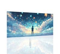 Diamond Painting Dessin animé Motif 20x40cm Grand Format,Paysage Diamond Painting Adulte Activité Manuelle, Diamant Ronde Cristal Art Strass Point de Croix Peinture pour Decoration Chambre,Y431Z