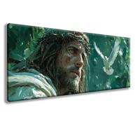 Diamond Painting Dieu MâLe Diamond Painting Adulte Grand Format 70x140 cm, Peinture Diamant Pigeon Broderie Diamant DIY Loisirs Créatifs Adultes Toile Peinture Kit pour Decoration Maison -zzg25081Y