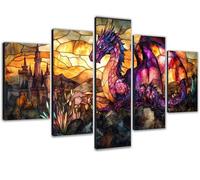 Diamond Painting Dragon Diamond Painting Adulte Grand Format 225x110cm Paysage DIY Broderie Diamant Painting Loisirs Créatifs Adultes,Peinture Numero Adulte Pour Decoration Maison,Cadeau Femme 0b-1155