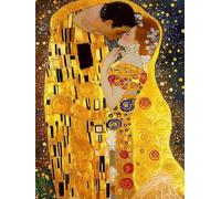 Diamond Painting Enfant Baiser, Diamond Painting Couple Kit Complet, DIY Activité Manuelle Adulte, 5D Peinture Diamant Enfant, Canevas Diamant 40x50cm, Loisirs Creatif Cadeaux Décoration Maison C3-562