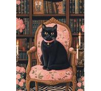 Diamond Painting Enfant Chat, Diamond Painting Livres Kit Complet, DIY Activité Manuelle Adulte, 5D Peinture Diamant Enfant, Canevas Diamant 80x100cm, Loisirs Creatif Cadeaux Décoration Maison C3-838