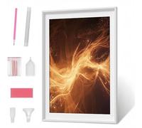 Diamond Painting Enfant FuméE Abstrait Diamant Painting Kit Complet, Peinture Diamant Artisanat Strass Broderie Point de Croix Peinture pour Adultes Enfants, Décoration Intérieur 40x50 cm PJY5113 F-6