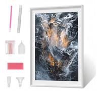 Diamond Painting Enfant FuméE Abstrait Diamant Painting Kit Complet, Peinture Diamant Artisanat Strass Broderie Point de Croix Peinture pour Adultes Enfants, Décoration Intérieur 60x80cm PJY3281 H-6