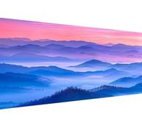 Diamond Painting Enfant Montagne, 5D Painting Diamant Grand Format Arbre DIY Loisirs Créatifs Adultes Kit Broderie Diamant Kit Complet Rond Drill Peinture Adulte Murale Décoration80x160cm 3-L295