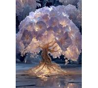 Diamond Painting Enfant Tigre, 5D Diamond Painting Adulte Grand Format Animal Kit Diamant Kit Complet Rond, Easy DIY Peinture Diamant Peinture Loisirs Créatifs Adultes ,Cadeau Femme 40x60cm 2-M526