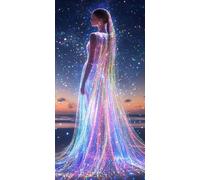 Diamond Painting, Fantaisie Diamond Painting Enfant, Peinture Diamant Femme Diamant Kit Bricolage Adulte Complet Point de Croix Cristal Débutant Art Set pour Decoration Maison Murale, 40x90cm,Model557