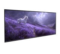 Diamond Painting Fantaisie Peinture Diamant Adulte Licorne 5D Diamond-Painting Complet Diamant Strass Point de Croix Cristal Painting pour Décoration Murale Maison, Cadeau Femme 50x100 cm PJY9 7-G