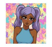 Diamond Painting Femme 60x60cm 2025 Nouveau Diamond Painting Afrique 5D DIY Carré Broderie Diamant avec Accessoires Activité Manuelle Adulte CréAtifs Peintures Arts Set pour Décoration Murale O-603z