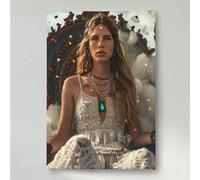 Diamond Painting Femme Diamond Painting Adulte Ciel Canevas Kit Complet Adulte, Peinture Diamant Enfant, perle Diamont Broderie Diamant Art Accessoires Set pour Décor Murale 80 x 100 cm PjY196 2-X