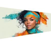 Diamond Painting Femme Diamond Painting Adulte Couleur Diamant Paintings Adulte Débutant,5D Diy Strass Point de Croix Paintings,d'art mosaïque pour Maison DéCoration, Cadeau Femme 100x200cm YZ-875