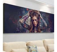 Diamond Painting Femme Diamond Painting Adulte Papillon Broderie Diamant Grand Format 150x50cm, DIY Peinture Diamant Activité Manuelle Canevas Point de Croix Cristal Paintings, Decor Murale 7X-545