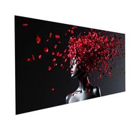 Diamond Painting Femme, Rond Full Drill Peinture Numero Adulte Pétale, Kit Broderie Canevas Kit Complet Adulte, Strass Cristal Art Peinture Diamant pour Decoration Maison Cadeau 80 x 40cm Model-13267