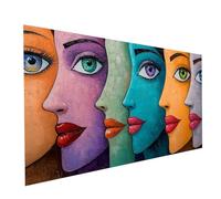 Diamond Painting Femme, Square Full Drill Peinture Numero Adulte Affronter, Kit Broderie Canevas Kit Complet Adulte, Strass Cristal Art Peinture Diamant pour Decoration Maison 120x60cm Model-13349