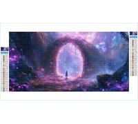 Diamond Painting Fille Diamond Painting Adulte Grand Format 50x100cm Rêve Broderie Diamant Accessoires Complet, 5D Peinture Diamant Art Crafts Point de Croix Peinture Kit, Decoration Maison G1-679