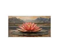 Diamond Painting Fleur 5D DIY Strass Peinture Numero Adulte Paysage Cristal Art Canevas Kit Complet Adulte 140 x 70cm, Full Drill Kit Broderie Peinture Diamant pour Decoration Maison Cadeau 2509-7684