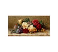 Diamond Painting Fleur 5D DIY Strass Peinture Numero Adulte Planter Cristal Art Canevas Kit Complet Adulte 60x120 CM, Full Drill Kit Broderie Peinture Diamant pour Decoration Maison Cadeau 2509-10935