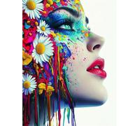 Diamond Painting Fleur, Activité Manuelle Adulte, 20x30cm qw1-166