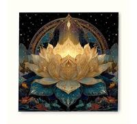 Diamond Painting Fleur Diamond Painting Adulte, Broderie Diamant Ciel étoilé Peinture Diamant Bricolage 5D Cristal Strass Point de Croix Puzzle, Cadeau Femme, Tableau Decoration Murale 70x70cm vb26-9y