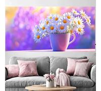 Diamond Painting Fleur Diamond Painting Adulte Grand Format 100x300cm,2026 Nouveau DIY Peinture Diamant Beauté 5D Full Drill Rhinestone Canvas Broderie Cross Stitch Crystal Art Kit Décoration O-295G