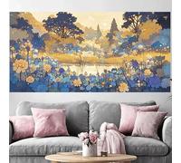 Diamond Painting Fleur Diamond Painting Adulte Grand Format 100x300cm,2026 Nouveau DIY Peinture Diamant Forêt 5D Full Drill Rhinestone Canvas Broderie Cross Stitch Crystal Art Kit Décoration O-529G
