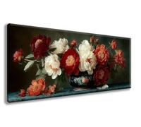 Diamond Painting Fleur Diamond Painting Adulte Grand Format 50x100cm, Peinture Diamant Vase Broderie Diamant DIY Loisirs Créatifs Adultes Toile Peinture Kit pour Decoration Maison Murale -zzg2508E0