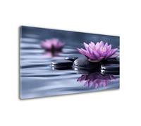 Diamond Painting Fleur Diamond Painting Adulte Lotus 5D DIY Peinture Diamant Point De Croix Broderie Diamant Kit Complet, Cristal Enfant Art Set, Decoration Chambre, Cadeau Femme 60x90cm W6-83