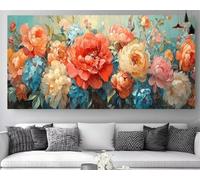 Diamond Painting Fleur Diamond Painting Adulte XXL 100x200cm, 2026 New DIY Peinture Diamant Le Paysage 5D Strass Point de Croix Canvas Broderie Gem Art Tableau Peinture Numero Adulte,Décoration Z-P276