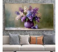 Diamond Painting Fleur Diamond Painting Adulte xxl 70x140cm Peinture Diamant Rêve 5D Broderie Diamant Kit Bricolage Manuelle Adulte Broderie Point de Croix Cristal Arts Pour Murale Maison Décor A-U20