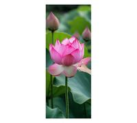 Diamond Painting Fleur, DIY Diamond Painting Adulte, Peinture Diamant Point de Croix pour Adultes, Water Lily Broderie Diamant Kit Complet, Loisirs Créatifs Tableau Decoration Murale 100x40cm A-65